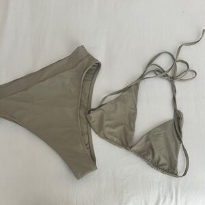 Olive Green Bikini Set